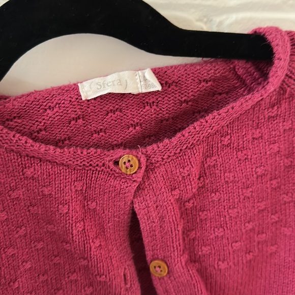 24-36M Sfera Pink Knit Girls Cardigan - Picture 2 of 2